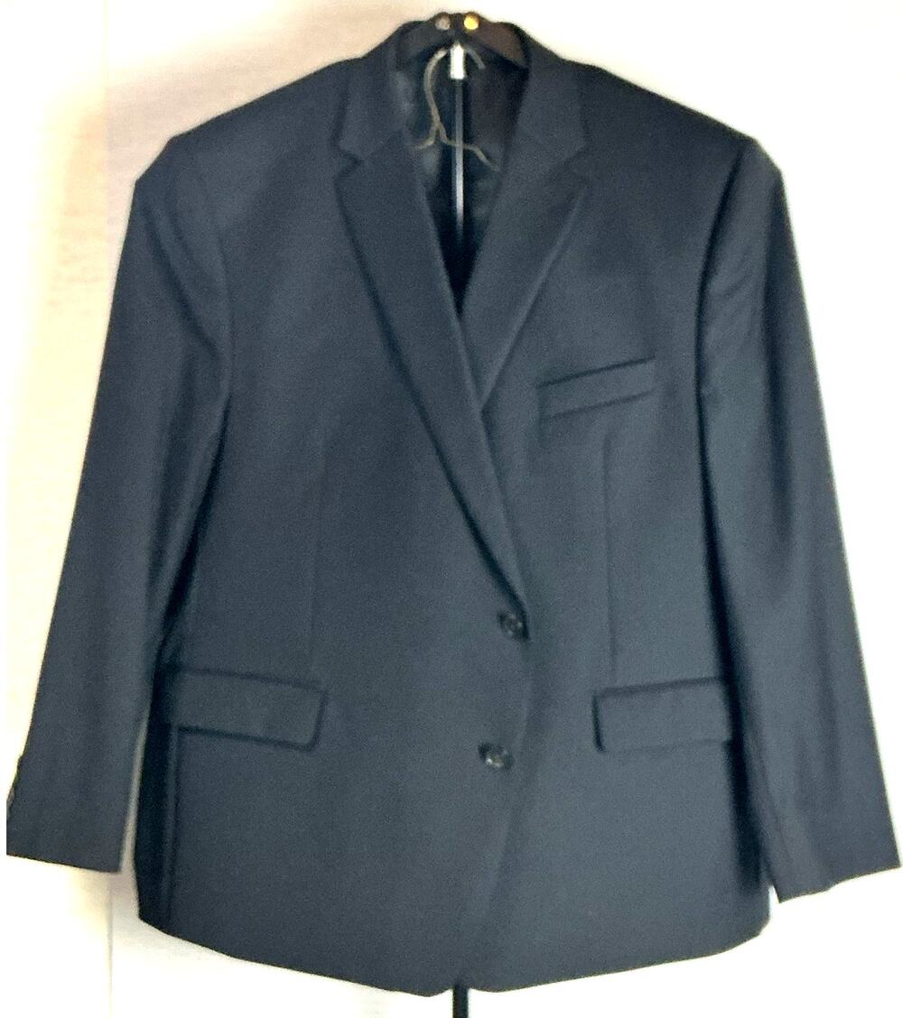 Lauren Ralph Lauren Black Suit 52R W/ 2 Pts Trousers 44/30